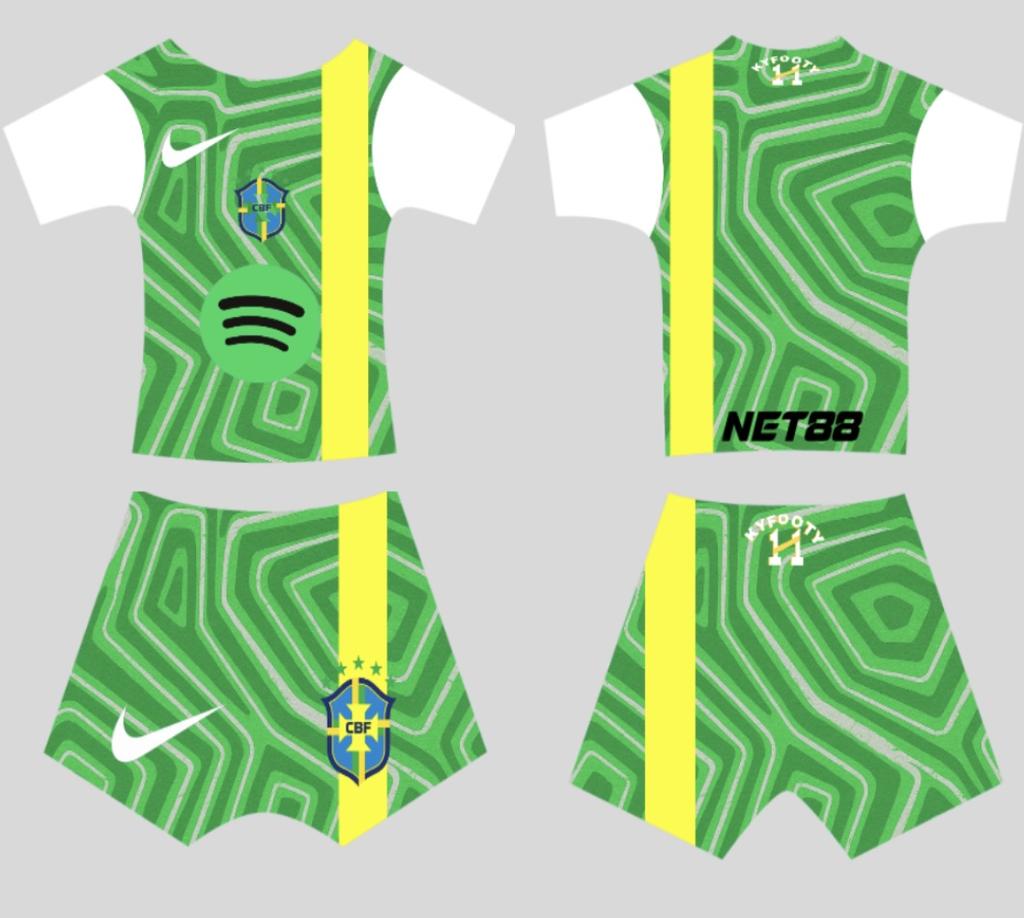 BRAZIL TANK TOP FUTSAL KIT Kit