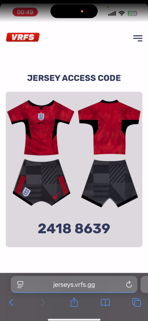 England Kit
