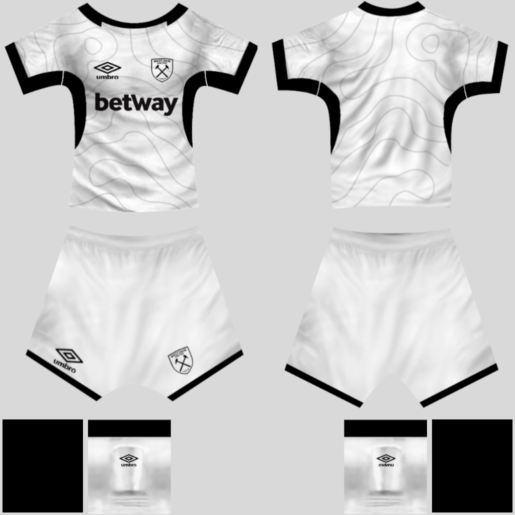West Ham United Fiction White Kit