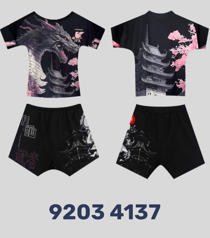 Japan 25/26 dragon black Kit